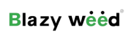 Blazyweed weed delivery logo for Miami customers | Logotipo de Blazyweed para entrega de cannabis en Miami